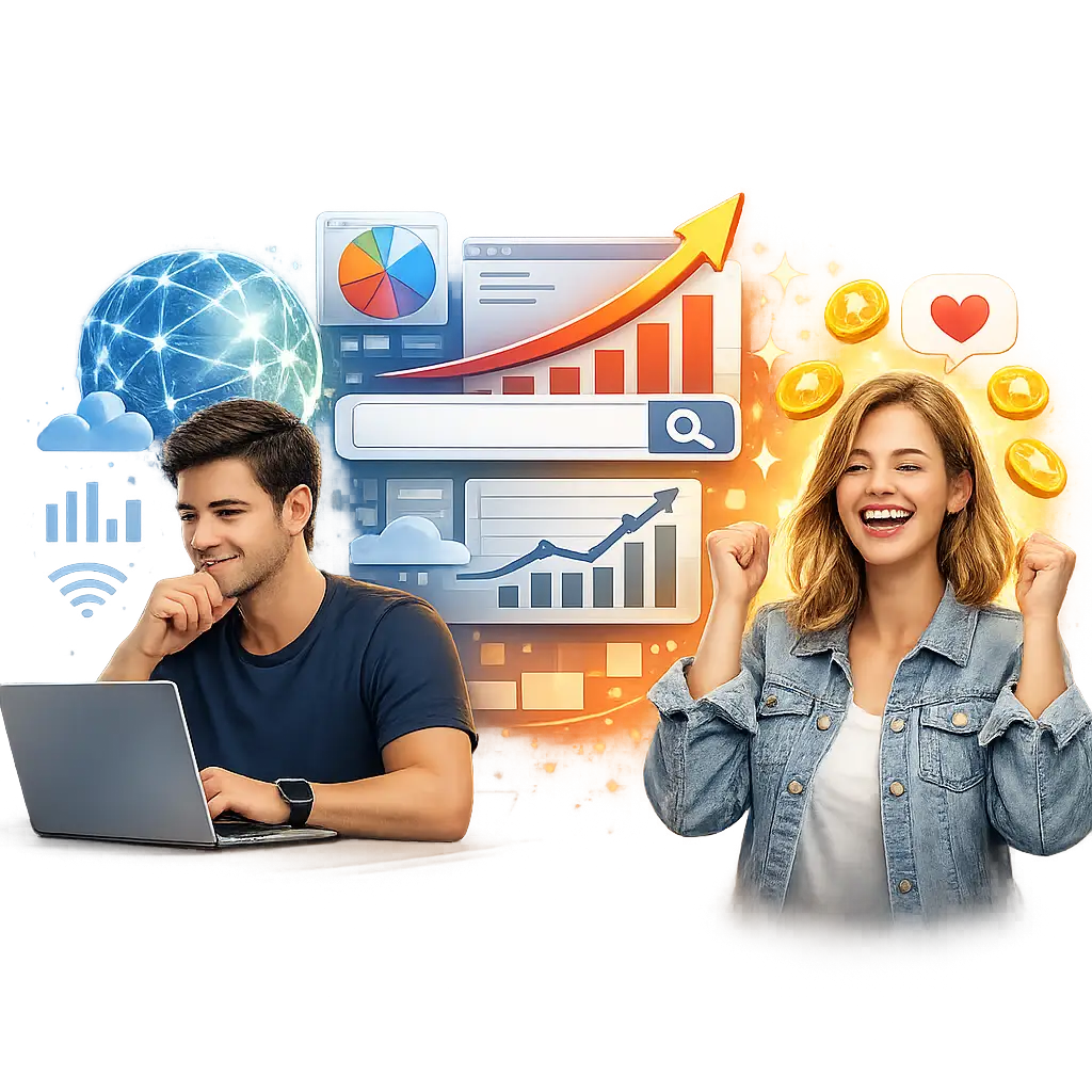 mutlu adam ve mutlu kadın