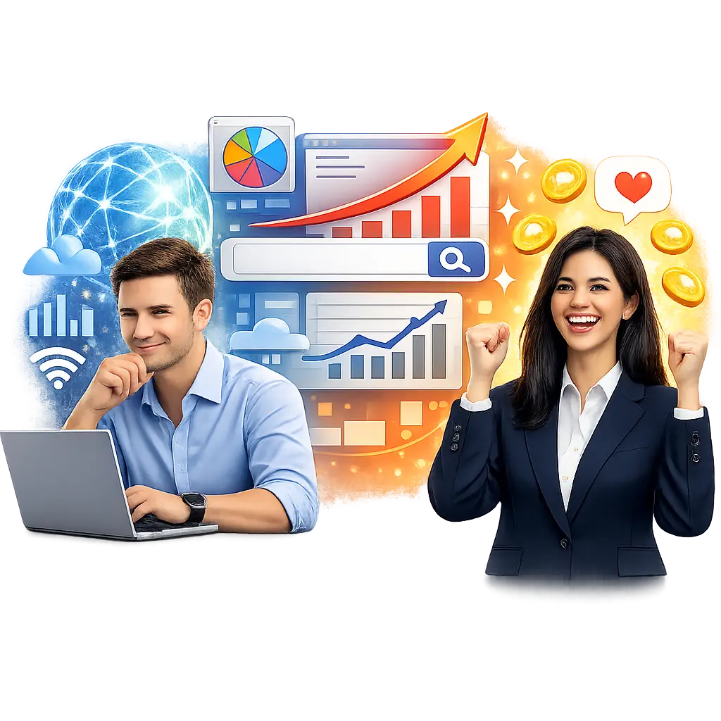 başka bir mutlu adamla kadın