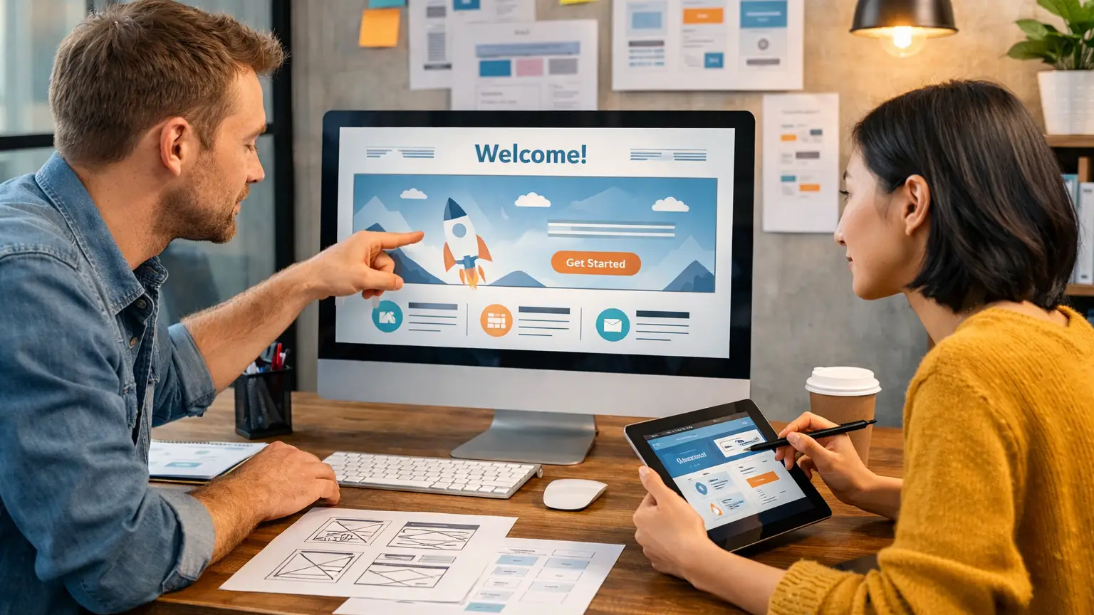 Web Sitesi İçin İniş Sayfaları Oluşturma